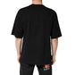 Dolce & Gabbana Black Cotton Crewneck Short Sleeve  T-Shirt