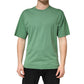 Dolce & Gabbana LightGreen Cotton Crewneck Short Sleeve T-Shirt