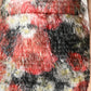 Dolce & Gabbana Multicolor Floral Textured Faux Fur Pencil Skirt