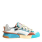 Dolce & Gabbana Multicolor Leather Low Top Sneakers Shoes