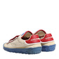 Dolce & Gabbana DG Multicolor Leather Low Top Sneakers Shoes