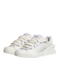 Dolce & Gabbana White Calfskin Leather Low Top Sneakers Shoes