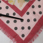 Dolce & Gabbana Multicolor Floral Print Square Stole 136cm x 130cm Scarf