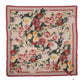 Dolce & Gabbana Multicolor Floral Print Square Stole 133cm x 133cm Scarf
