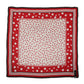 Dolce & Gabbana Red Polka Dot Print Square Stole 137cm x 134.5cm  Scarf