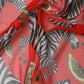 Dolce & Gabbana Red Zebra Print Silk Wrap Shawl Stole 200cm x 132cm Scarf