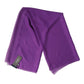 Dolce & Gabbana Purple Silk Neck Wrap Shawl Foulard 134cm x 131cm  Scarf