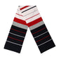 Dolce & Gabbana Multicolor Stripes Shawl Neck Wrap 119cm x 20cm  Scarf