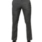 Daniele Alessandrini Gray Polyester Formal Dress Trouser Pants