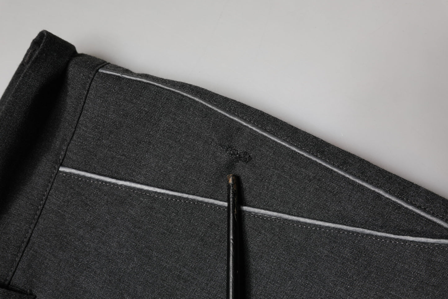 Daniele Alessandrini Gray Polyester Formal Dress Trouser Pants