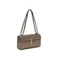 Savette Gray Calf Leather Bos Taurus Shoulder Bag