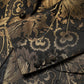 Dolce & Gabbana Gold Jacquard Single Breasted Tuxedo Blazer