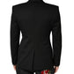 Dolce & Gabbana Black Embellished Single Breasted Blazer