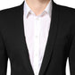 Dolce & Gabbana Black Embellished Single Breasted Blazer