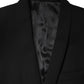 Dolce & Gabbana Black Embellished Single Breasted Blazer