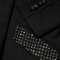 Dolce & Gabbana Black Embellished Single Breasted Blazer