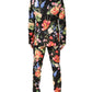 Dolce & Gabbana Black Floral Single Breasted MARTINI 2 Piece Suit