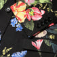 Dolce & Gabbana Black Floral Single Breasted MARTINI 2 Piece Suit