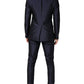 Dolce & Gabbana Dark Blue Double Breasted SICILIA 2 PC Suit