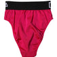 Dolce & Gabbana Pink Embellished High-Waist Brief Logo Underwear