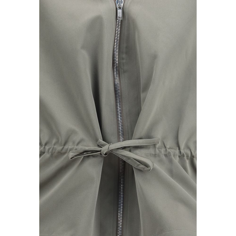 Rick Owens Bicolor Polyester Sleveless Jacket