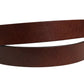 Dolce & Gabbana Brown Leather Logo Metal Buckle Men Belt