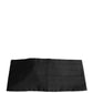 Dolce & Gabbana Black 100% Silk Wide Belt Waist Cummerbund