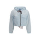 Prada Blue Recycled Polyamide Shell Jacket