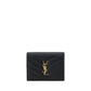 Saint Laurent Black Lamb Ovis Aries Aries Wallet