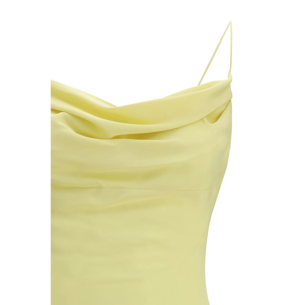 Balmain Bicolor Silk Casual Dress