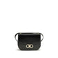 Ferragamo Black Calf Leather Bos Taurus Shoulder Bag