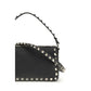 Valentino Garavani Black Calf Leather Bos Taurus Shoulder Bag