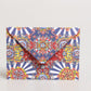 Dolce & Gabbana Multicolor Carretto Siciliano Envelope Post Card Holder
