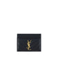 Saint Laurent Black Lamb Ovis Aries Aries Wallet