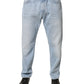 Dolce & Gabbana Light Blue Washed Loose Cotton Denim Jeans