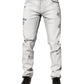Dolce & Gabbana Light Gray Distressed Skinny Men Denim Jeans
