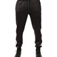 Dolce & Gabbana Brown Polyester Skinny Jogger Trouser Pants