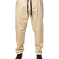 Dolce & Gabbana Beige Cotton Skinny Men Jogger Trouser Pants