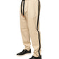 Dolce & Gabbana Beige Cotton Skinny Men Jogger Trouser Pants