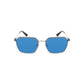 Police Gray Metal Sunglasses
