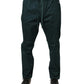 Dolce & Gabbana Green Cotton Skinny Men Jogger Trouser Pants