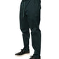 Dolce & Gabbana Green Cotton Skinny Men Jogger Trouser Pants