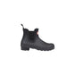 Hunter Black Recycled Polyester Ankle Boots