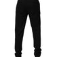 Dolce & Gabbana Black Wool Skinny Men Dress Trouser Pants
