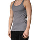 Dolce & Gabbana Gray Sleeveless Round Neck Tank Top T-shirt