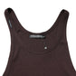 Dolce & Gabbana Brown Sleeveless Round Neck Tank Top T-shirt