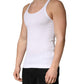 Dolce & Gabbana White Sleeveless Round Neck Tank Top T-shirt