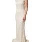 Dolce & Gabbana White Lace Viscose Sheath Long Gown Dress