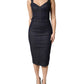 Dolce & Gabbana Dark Blue Cotton Denim Sheath Midi Dress
