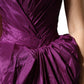 Dolce & Gabbana Purple Strapless A-line Asymmetric Dress